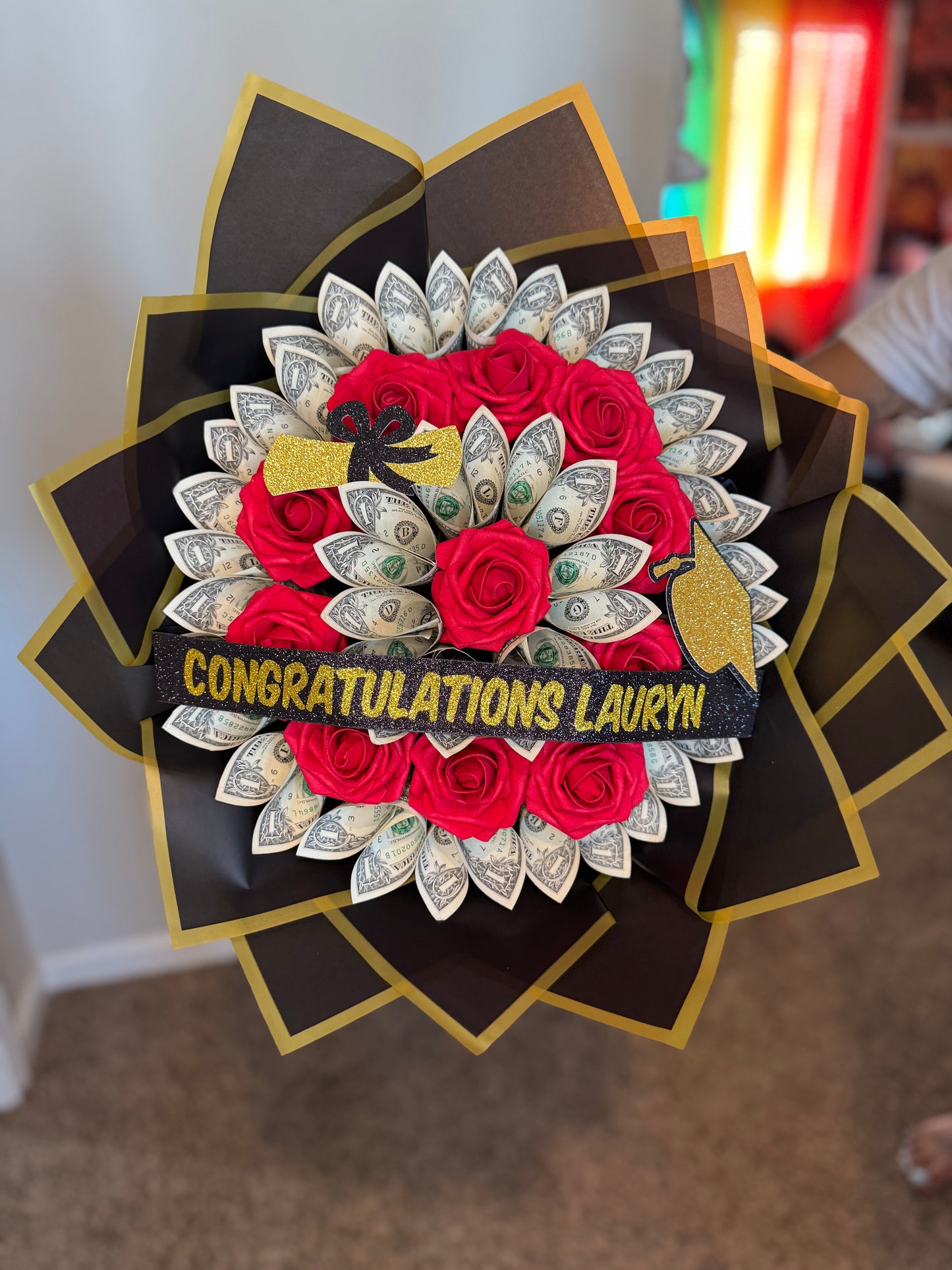 Real Money Bouquet (25 bills) PLEASE READ DESCRIPTION